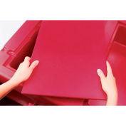 cambro WCR1220158 - Vending panier couvre depuis nourriture, pleine grandeur (13 po x 21 po), Red Hot