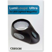 Carson® 5x Loupe Ultra Lighted LumiLoupe, qté par paquet : 2