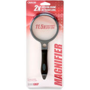 Carson® SG-10 SureGrip™ Soft Grip 2x Magnifier 90mm w/ 11,5x Spot Lens, qté par paquet : 3