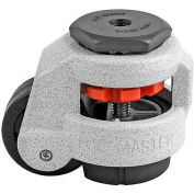 Foot Master® Swivel Stem Manual Leveling Caster GD-60S-1/2 - 550 Lb. - 50mm Dia. Nylon Wheel