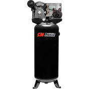Campbell Hausfeld® compresseur d’air vertical monophasé monophasé de 3,75 CH à 2 étages et 60 gallons
