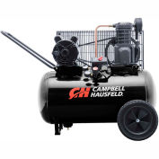 Campbell Hausfeld® VT6182, Portable Electric Air Compressor, 3.7 HP, 20 Gallon, Horiz,10.2 CFM