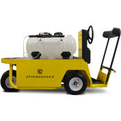 Columbia Sanitization Stockchaser 4 Wheel Burden Carrier avec barre de pulvérisation, 48V