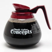 Concepts de café classiques 27000 - Decanter, verre, 3pcs 12 tasses, régulier et café, qté par paquet : 3