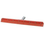 Flo-Pac Heavy Duty Straight Floor Squeegee, Natural Rubber, 18" - 4007500 - Pkg Qty 6