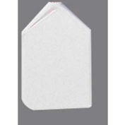 Carlisle 4036102 - lame de rechange Standard Nylon Sparta® 7-1/2 "x 4-1/2", blanc, qté par paquet : 6