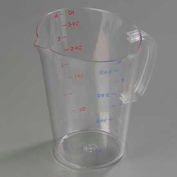 Carlisle 4314507 - Polycarbonate Measure Cup, 1 Gallon- Clear - Pkg Qty 6