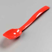 Carlisle 446005 - Solid Spoon, 0.5 Oz., 8", Red - Pkg Qty 12