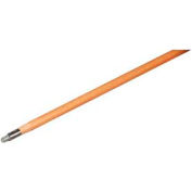 Carlisle Flo-Pac Metal Tip Threaded Wood Handle 72"L 15/16"D - 4562800 - Pkg Qty 12