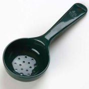 Carlisle 492908 - Perforated Measure Miser Spoon, Short Handle 4 Oz., Forest Green - Pkg Qty 12