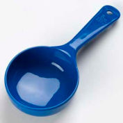 Carlisle 493114 - Solid Measure Miser Spoon, Short Handle 8 Oz., Blue - Pkg Qty 12