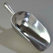 Carlisle 606040 - Solid Cast Aluminum Scoop 38 Oz, Aluminum - Pkg Qty 12