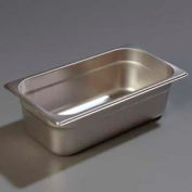 Carlisle 607134 - Durapan™ Light Gauge One-Third Size Pan 6-7/8" x 12-3/4" x 4" Deep - Pkg Qty 6