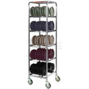 Dinex DX1173X80 - Drying/Storage Cart, 80 Domes or 160 Bases/Underliners, 40"x 20-1/4" x5 9", S/S