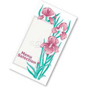 Dinex DX6SM081000 - Iris Garden Blank-No Headings 3 Panel, Perforated, 8-1/2"x14" 2000/Cs