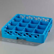 Carlisle RC1614 - Rack de Opticlean™ de coupe 16 compartiments, bleu, qté par paquet : 6