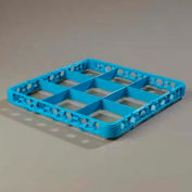 Carlisle RE914 - Opticlean™ 9-Compartment Divided Glass Rack Extender, Carlisle Blue - Pkg Qty 6