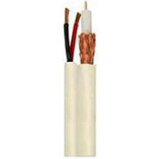 Convergent 5015WH5X RG59/U + 18/2 Siamese Camera Cable CMR 500 Ft. Spool/Box White