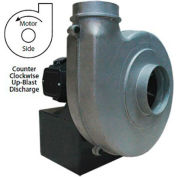 Americraft Aluminum Blower, HADP12-2-T-TE-CCWUB, 2 HP, 3 PH, TEFC, CCW, Upblast