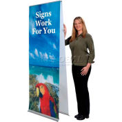 Flexi Banner Stand, Double Sided, 24"W