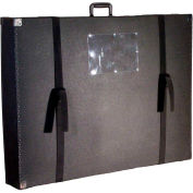 Case Design 275 Omni Telescoping Case Lined with 1/2" Foam-Trade Show Case-43"L x 33"W x 8"H, Black