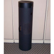 Case Design 511 Rotunda Graphics Case - Trade Show Case - 14"L x 14"W x 38"H, Black