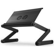 Uncaged ergonomie WEEFHb WorkEZ exécutif portable Cooling Stand w / 2 ventilateurs & Ports USB, noir