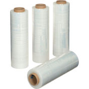 Stretch Wrap, Fonte, Calibre 120, 18"Wx1100'L, Clair, qté par paquet : 4