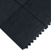 Wearwell® 24/Seven® GR Anti Fatigue Solid Mat 5/8" Thick 3' x 3' Black