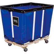 Royal Basket Trucks® 20 BU-Standard-Duty Basket Truck - Doublure en vinyle - 4 roulettes pivotantes-Bleu