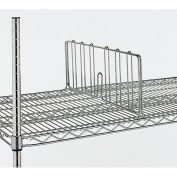 Metro 8"H Shelf Dividers For Open-Wire Shelving - 24"