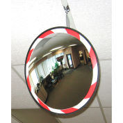 Convex Safety Mirrors - High-Visibility Acrylic - 26" Dia. - Outdoor