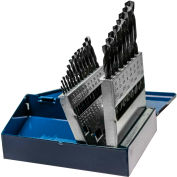 Century Drill 24921 - Black Oxide Drill Bit 21 Piece Set - 135° - 1/16" to 1/2" by 32nds
