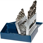 Siècle perceuse 26121 - Cobalt Drill Bit 21 pces - 135° - 1/16" à 1/2" par 32