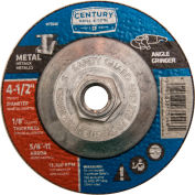 Century Drill 75546 Depressed Center Grinding Wheel 4-1/2" x 5/8-11" Type 27 Aluminum Oxide