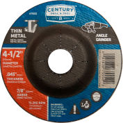 Century Drill 75552 Depressed Center Grinding Wheel 4-1/2" x 7/8" Type 27 Aluminum Oxide