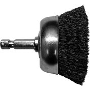 Century Drill 76211 Drill Cup Brush 1-3/4" Dia. Crimped Steel 0.0118"