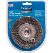 Century Drill 76843 Bench Grinder Wire Wheels 4" Dia. Steel Crimped