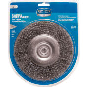 Century Drill 76861 Bench Grinder Wire Wheels 6" Dia. Steel Crimped
