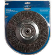 Century Drill 76868 Bench Grinder Wire Wheels 8" Dia. Steel Crimped