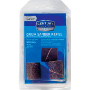 Century Drill Drum Sander 3pc Refill Kit 1'' x 3/4" - 1/4" Shank