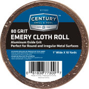 Siècle perceuse 77300 Emery Cloth Shop Roll 10 verges 1" large 80 Grit