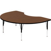 Tables d’activité, 72" L x 48" W, hauteur Standard, rein - noyer