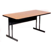 Tableau de formation Correll - stratifié - 24 "x 72", chêne moyen