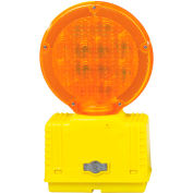 03-10-SBLG, prix par chacun, lentille ambre, corps jaune, lumière solaire Barricade Cortina, qté par paquet : 4