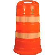 Trafic de Cortina tambour avec diamant 4"(6) Grade des bandes réfléchissantes, LDPE, 03-782-6FP