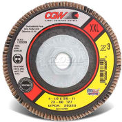 CGW Abrasives 36348 Abrasive Flap Disc 5" x 7/8" 40 Grit Zirconia - Pkg Qty 10