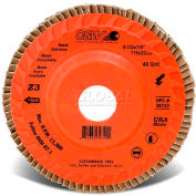 CGW Abrasives 39722 Abrasive Flap Disc 4-1/2" x 7/8" 40 Grit Zirconia - Pkg Qty 10