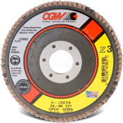 CGW abrasifs 42101 Rabat abrasif disque 24, 4 "x 5/8" Grit Zirconia, qté par paquet : 10