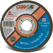 CGW Abrasives 45005 Cut-Off Wheel 5" x 7/8" 60 Grit Type 27 Zirconia Aluminium Oxide - Pkg Qty 25